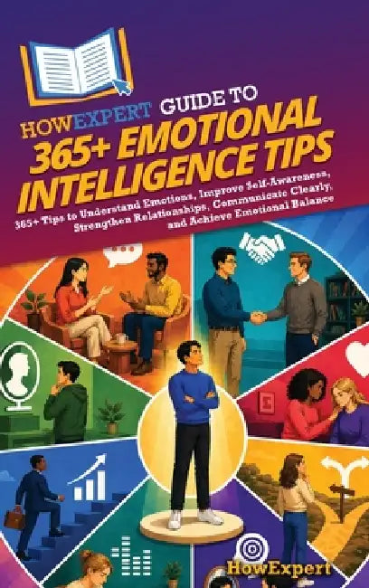 HowExpert Guide to 365+ Emotional Intelligence Tips: 365+ Tips to Understand Emotions, Improve Self-Awareness, Strengthen Relationships, Communicate C by Howexpert