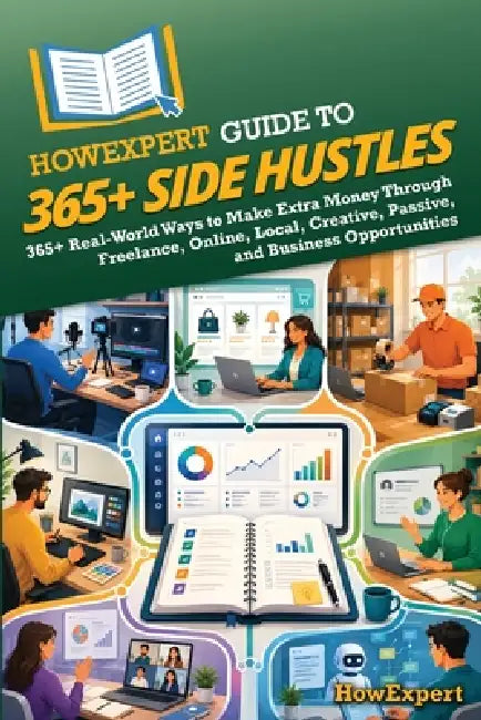HowExpert Guide to 365+ Side Hustles: 365+ Real-World Ways to Make Extra Money Through Freelance, Online, Local, Creative, Passive, and Business Oppor by Howexpert