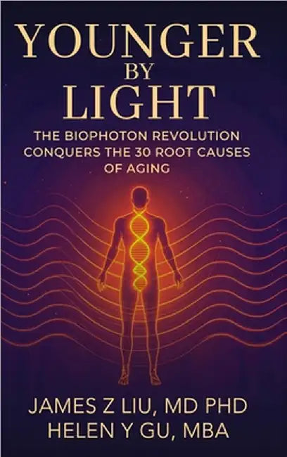 Younger by Light: The Biophoton Revolution Conquers The 30 Root Causes of Aging by James Liu