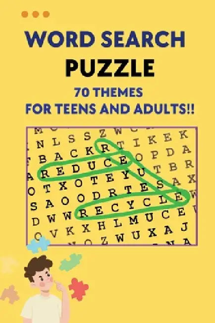 Word search Puzzle: 70 Themes for teens and adults by Sudeshna Mandal