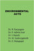 Environmental Acts by P. Adwin Jose B. Karpagam