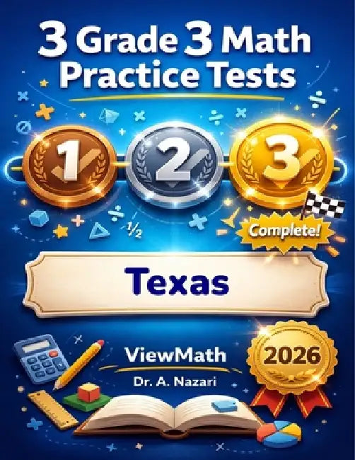 3 Alabama ACAP Grade 3 Math Practice Tests by A. Nazari