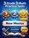 3 New Mexico NM-MSSA Grade 3 Math Practice Tests: Full-Length Test Prep with Detailed Answer Explanations by A. Nazari