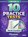 10 North Carolina NC EOG Grade 8 Math Practice Tests: The Ultimate Test Prep Collection with Answer Explanations by A. Nazari