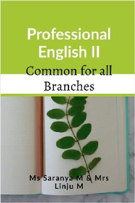 Professional English II by MS M Saranya
