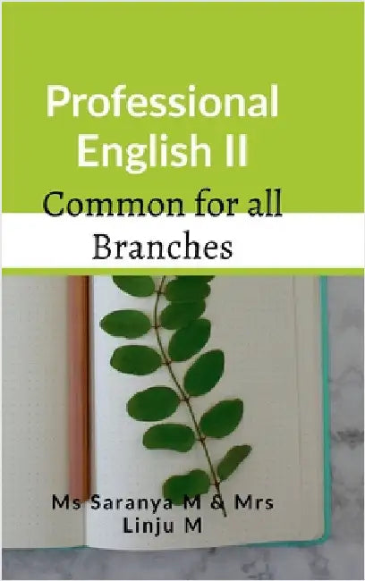 Professional English II by MS M Saranya