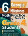 6 Georgia Milestones Grade 4 Math Practice Tests by Reza Nazari