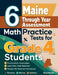 6 Maine Through Year Assessment Grade 4 Math Practice Tests by Reza Nazari
