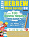 Learn Hebrew While Having Fun! - For Adults: Easy to Advanced - Study 100 Essential Thematics with Word Search Puzzles - Vol.1 by Linguas Classics