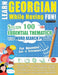 Learn Georgian While Having Fun! - For Beginners: Easy to Intermediate - Study 100 Essential Thematics with Word Search Puzzles - Vol.1 by Linguas Classics
