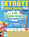 Learn Kyrgyz While Having Fun! - For Beginners: Easy to Intermediate - Study 100 Essential Thematics with Word Search Puzzles - Vol.1 by Linguas Classics