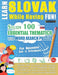 Learn Slovak While Having Fun! - For Beginners: Easy to Intermediate - Study 100 Essential Thematics with Word Search Puzzles - Vol.1 by Linguas Classics