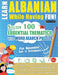 Learn Albanian While Having Fun! - For Beginners: Easy to Intermediate - Study 100 Essential Thematics with Word Search Puzzles - Vol.1 by Linguas Classics
