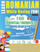 Learn Romanian While Having Fun! - Advanced: Intermediate to Practiced - Study 100 Essential Thematics with Word Search Puzzles - Vol.1 by Linguas Classics