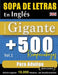 Sopa de Letras En Inglés Formato Gigante: 500 Rompecabezas Para Adultos - Vol.1 - Delta Classics - Edición Gigante - 10.000 Palabras - ¡Un Desafío Eno by Delta Classics