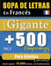 Sopa de Letras En Francés Formato Gigante: 500 Rompecabezas Para Adultos - Vol.1 - Delta Classics - Edición Gigante - 10.000 Palabras - ¡Un Desafío En by Delta Classics