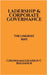 Leadership and corporate Governance: The Lingayat way by Chennamallikarjun C Bhusanur