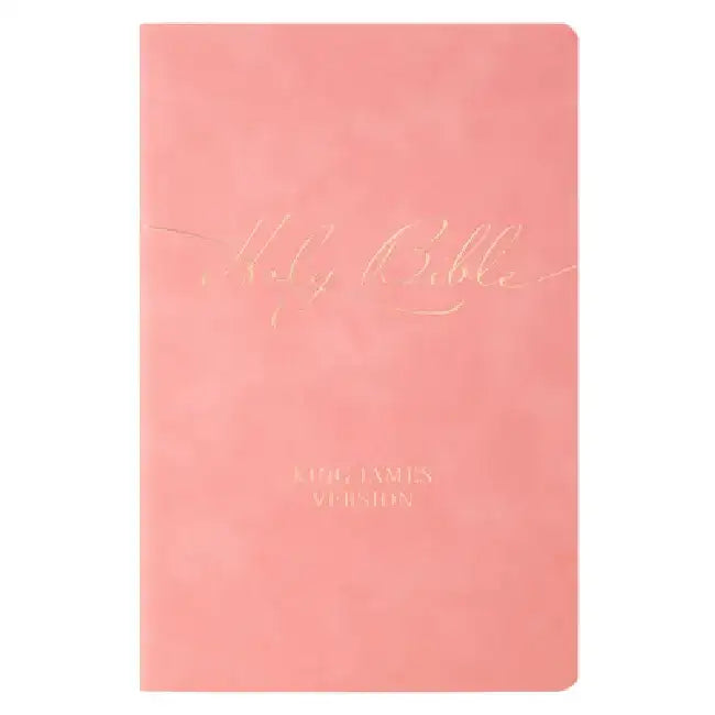 KJV Bible Gift Faux Leather, Pink by Christian Art Gifts