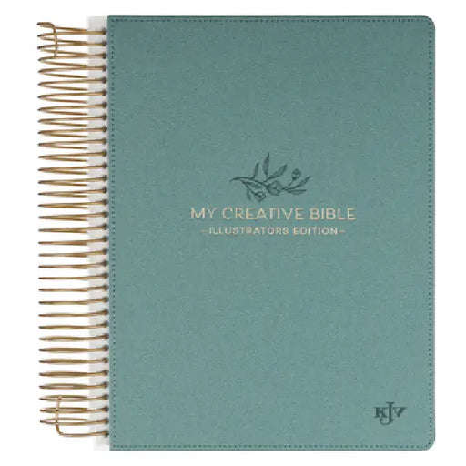 KJV My Creative Bible (Hardcover, Teal Linen) by Christian Art Gifts