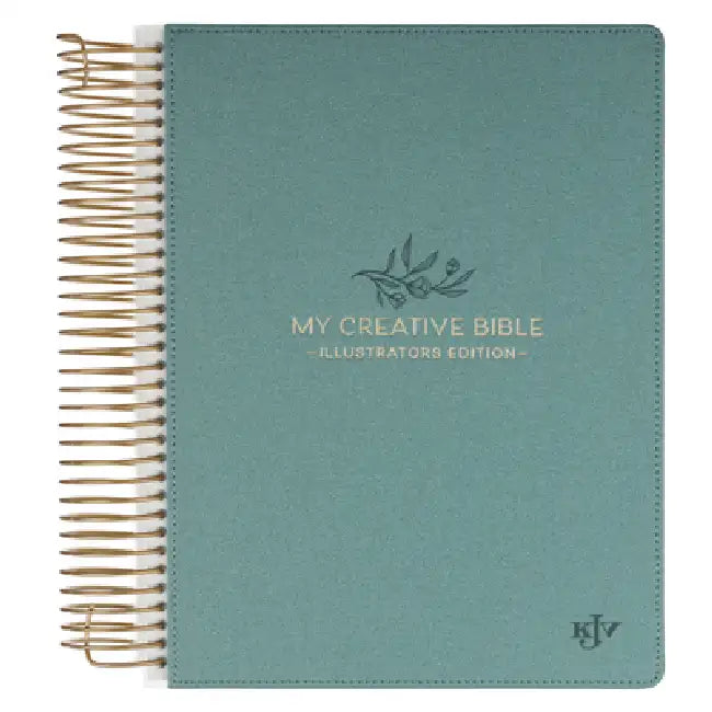 KJV My Creative Bible (Hardcover, Teal Linen) by Christian Art Gifts