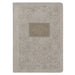 Christian Art Gifts Inspirational Zippered Journal, My Grace Is Sufficient for You Wide Ruled Notebook, 2 Cor. 12:9 Bible Verse, Taupe Vegan Leather,