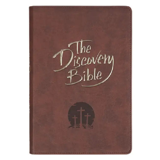 The Discovery Bible: [Brown Faux Leather Deluxe Edition] by Christian Art Gifts