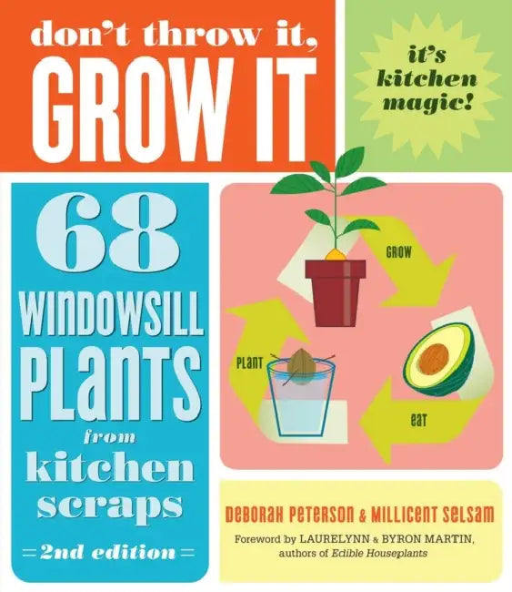 Don't Throw It, Grow It, 2nd Edition: 68 Windowsill Plants from Kitchen Scraps by Deborah Peterson, Millicent Selsam, Laurelynn G. Martin