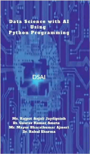 Data Science with AI using Python Programming: DS&AI using Python Programming by MS Rajput Anjali Jaydipsinh