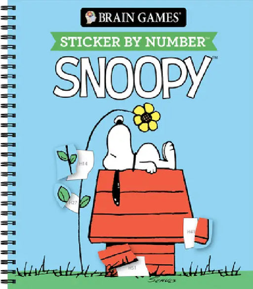 Brain Games - Sticker by Number: Snoopy (Officially Licensed Peanuts Product) by Publications International Ltd, New Seasons, Brain Games