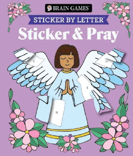 Brain Games - Sticker by Letter - Sticker & Pray by Publications International Ltd, Brain Games
