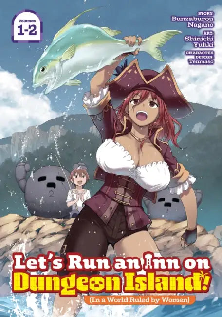 Let's Run an Inn on Dungeon Island! (in a World Ruled by Women) (Omnibus) Vol. 1-2 by Bunzaburo Nagano, Shinichi Yuki, Tenmaso