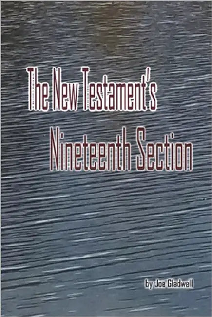 The New Testament's Nineteenth Section by Gladwell, Joe