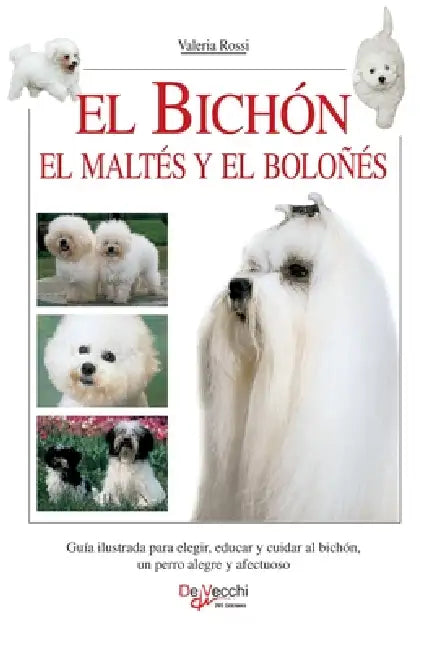 El bichón: Guía ilustrada para elegir, educar y cuidar al bichón, un perro alegre y afectuoso by Valeria Rossi