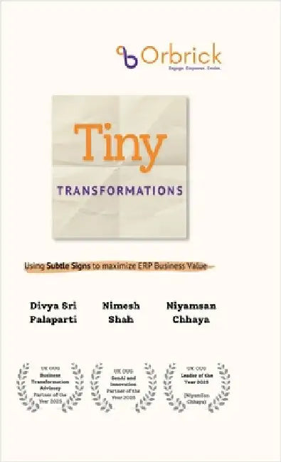 Tiny Transformations: Using Subtle Signs to Maximise ERP Business Value by Divya Sri Palaparti