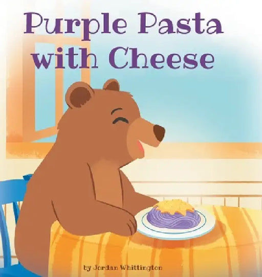 Purple Pasta with Cheese by Jordan Whittington