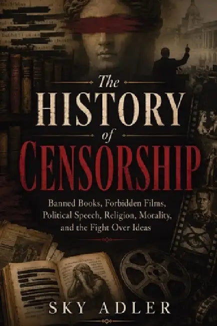 The History of Censorship: Banned Books, Forbidden Films, Political Speech, Religion, Morality, and the Fight Over Ideas by Sky Adler, Ai