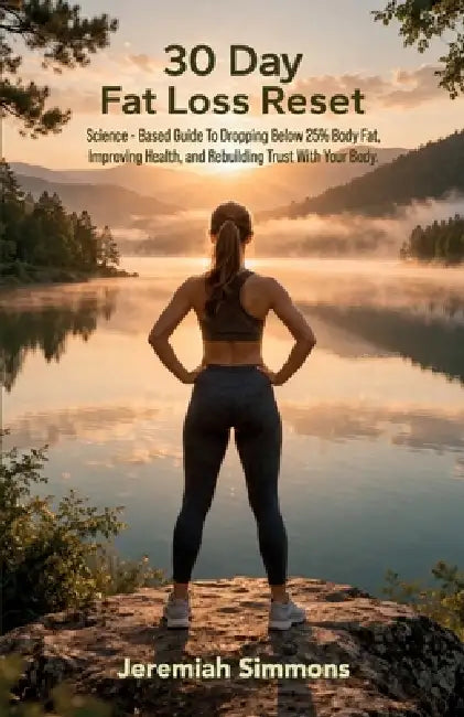 30 Day Fat Loss Reset, Science-Based Guide To Dropping Below 25% Body Fat, Improving Health, and Rebuilding Trust With Your Body. by Jeremiah Simmons
