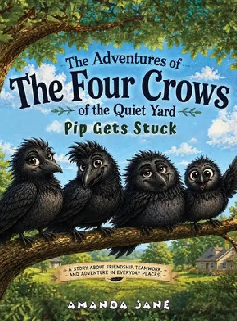 The Adventures of The Four Crows of the Quiet Yard: Pip Gets Stuck by Amanda Jane