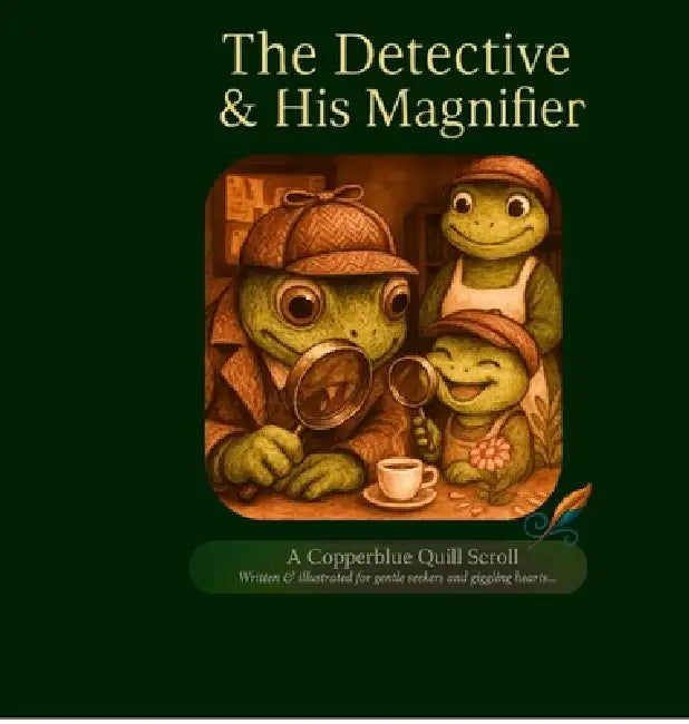 The Detective and His Magnifier: A Scroll About Noticing the Quiet Magic Within by Copperblue Quill