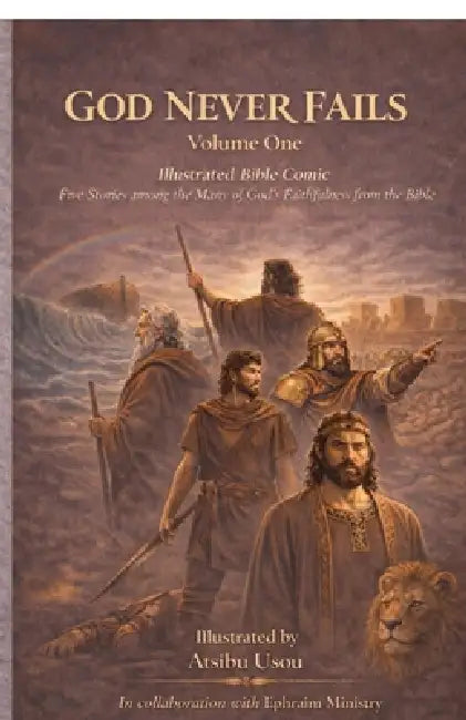 God Never Fails Vol-1: Illustrated Bible Comic Five Stories among the Many of God's Faithfulness from the Bible by Atsibu Usou