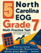 5 North Carolina EOG Grade 7 Math Practice Tests: Proven Practice for Top Scores with Detailed Explanations by Nazari