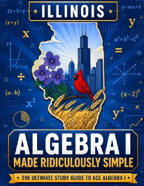 Illinois Algebra I Made Ridiculously Simple: Comprehensive Practice, Challenging Exercises, and Strategic Guidance for Complete Test-Day Confidence by Reza Nazari