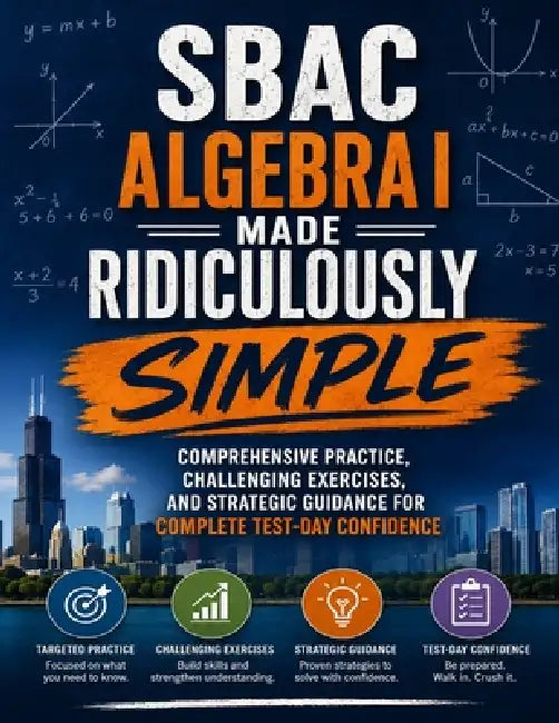 SBAC Algebra I Made Ridiculously Simple: Comprehensive Practice, Challenging Exercises, and Strategic Guidance for Complete Test-Day Confidence by Reza Nazari