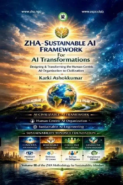 ZHA - Sustainable AI Framework for AI Transformations: Designing and Transforming the Human-Centric AI Organization to Civilization by Karki Ashokkumar