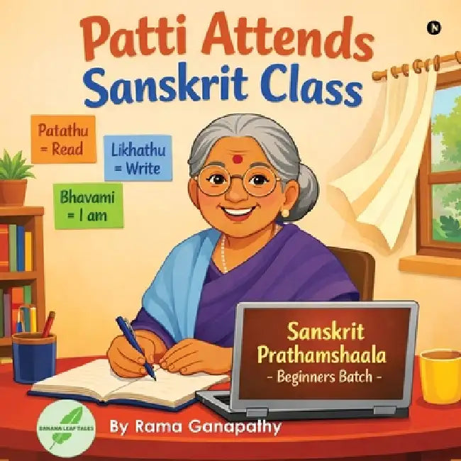 Patti Attends Sanskrit Class by Rama Ganapathy