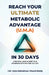 Reach Your Ultimate Metabolic Advantage (U.M.A) in 30 Days: A Practical Guide to Reset Your Metabolism with the Food You Love by Uma Maheshwar Chand
