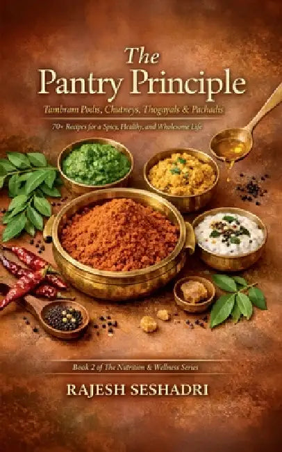 The Pantry Principle: Tambram Podis, Chutneys, Thogayals & Pachadis: 70+ Recipes for a Spicy, Healthy, and Wholesome Life by Rajesh Seshadri