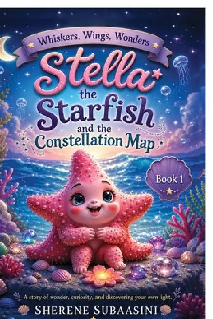 Stella the Starfish and the Constellation Map by Sherene Subaasini