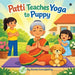 Patti Teaches Yoga to Puppy by Rama Ganapathy