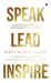 Speak Lead Inspire: Essential Lessons for Today's Leaders by Ravi G Motwani